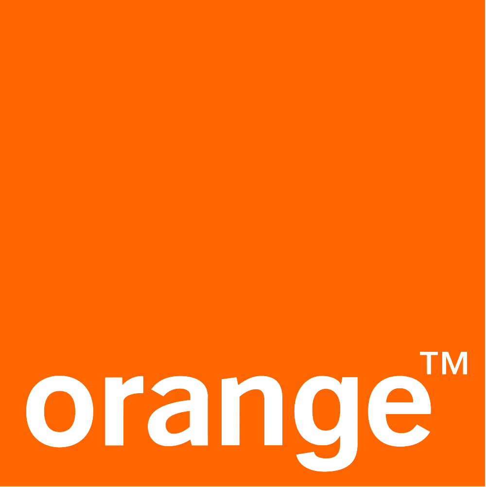 Orange, logo action, cours, pret nouveau depart